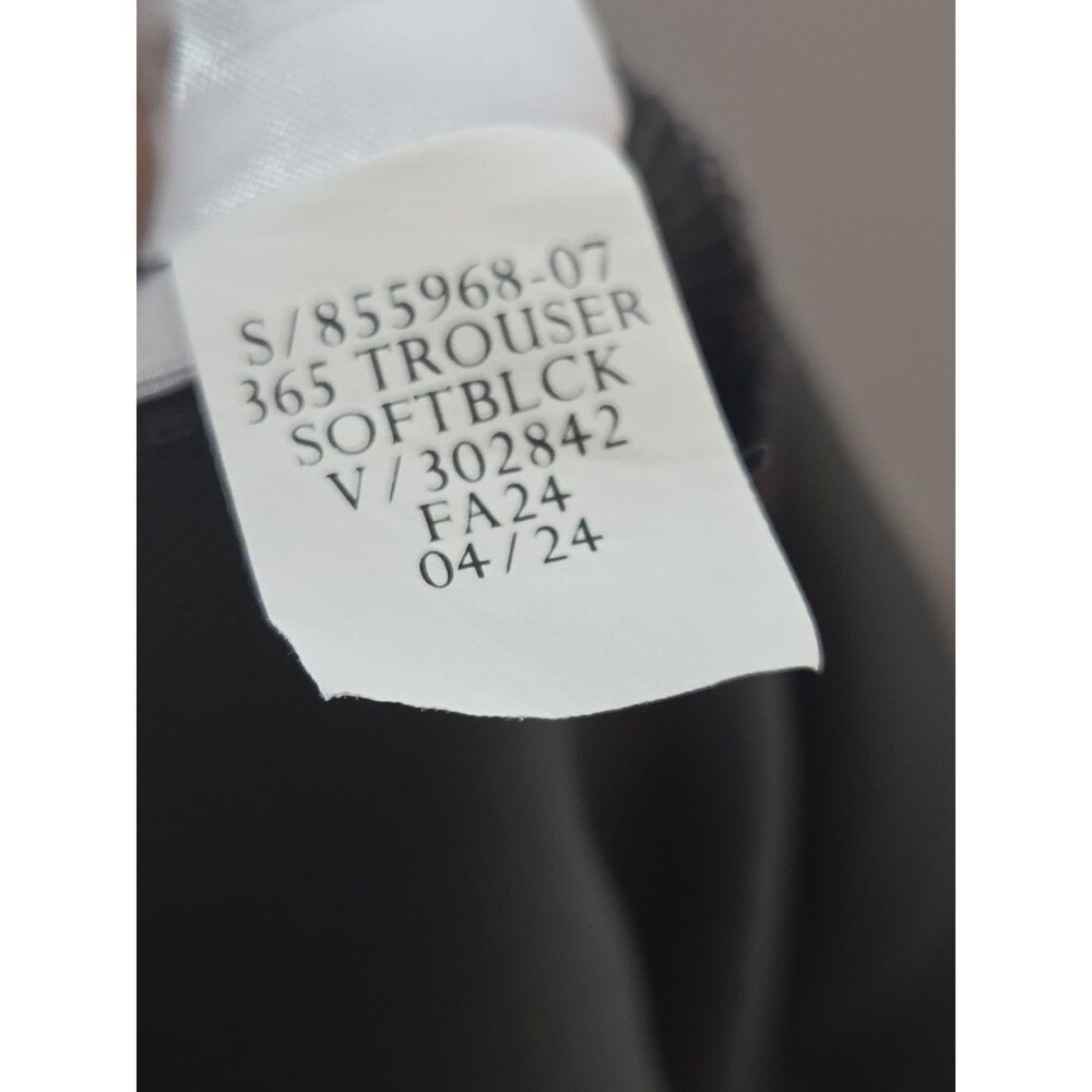 Gap 365 High Rise Pleated Trousers Wide Leg Dress Pants 16 Pockets Soft Black - Picture 9 of 14